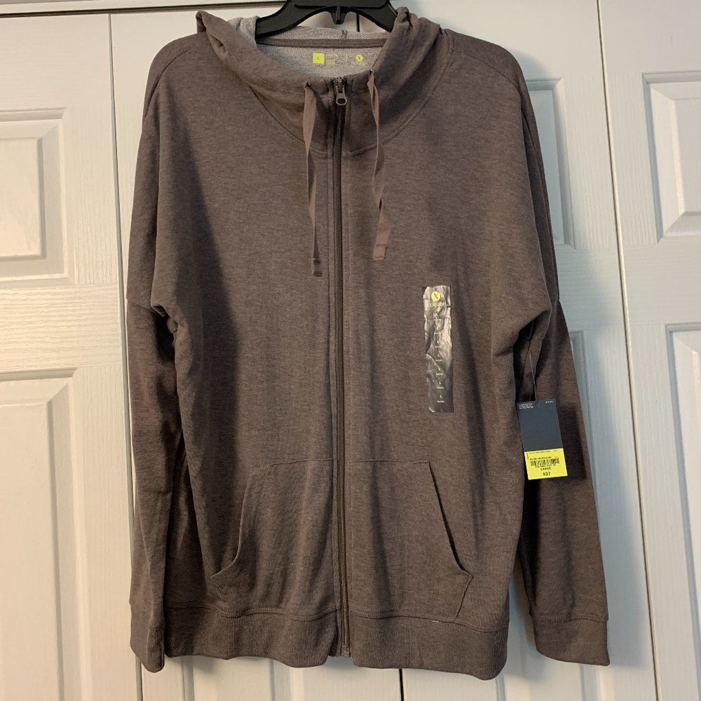 Xersion- plum zip up hoodie- NEW